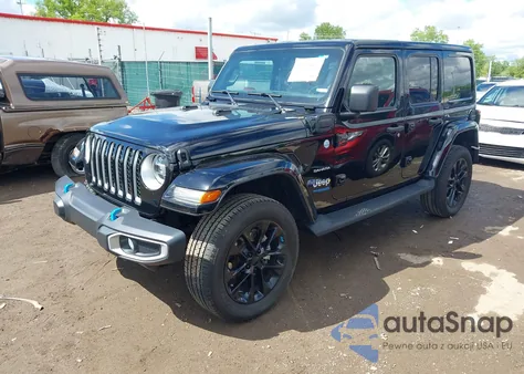 2022 Jeep Wrangler 4Xe Unlimited Sahara 4X4 из США, поврежденный, VIN 1C4JJXP69NW198960